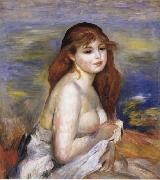 Pierre Renoir After the Bath(Little Bather) USA oil painting artist